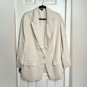 Express Textured Oversized Boyfriend Blazer NWOT
